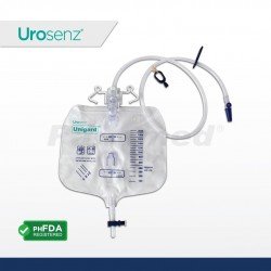 Urosenz Unigard Urine Drainage Bag with Non-Return Valve, 2500ml 